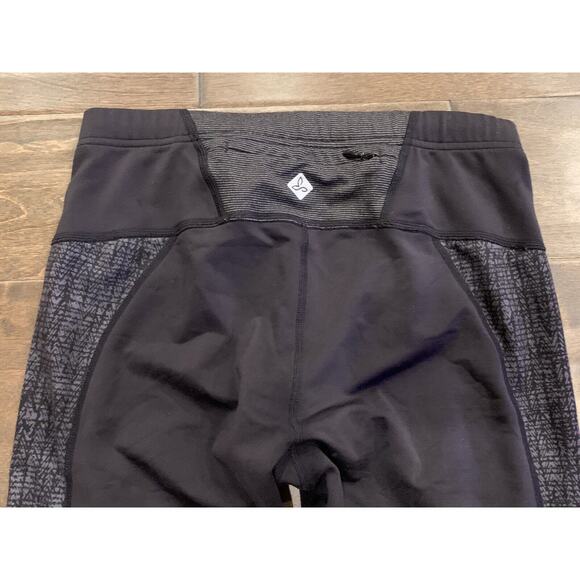 prAna Black Womens Running Jogging Yoga Reflective Pants Size S SMALL - Picture 5 of 10